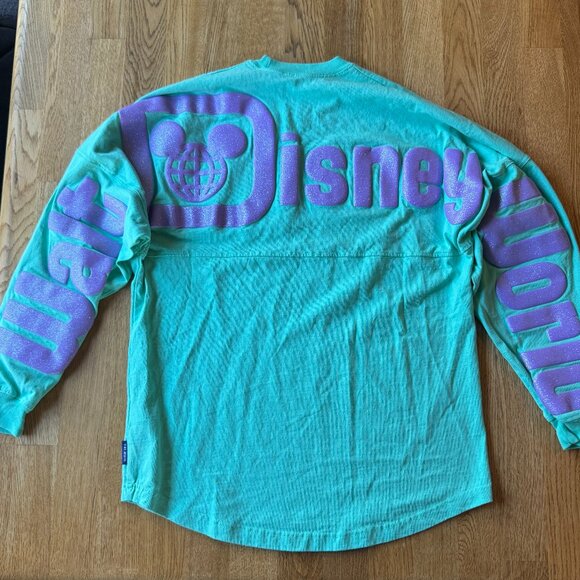 Walt Disney World Glitter Spirit Jersey Little Mermaid Colors Size Small - Picture 2 of 14